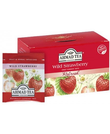 Puuviljatee AHMAD, metsmaasikaga, 20 tk