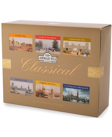 Musta tee komplekt AHMAD Classic Selection, 60 tk