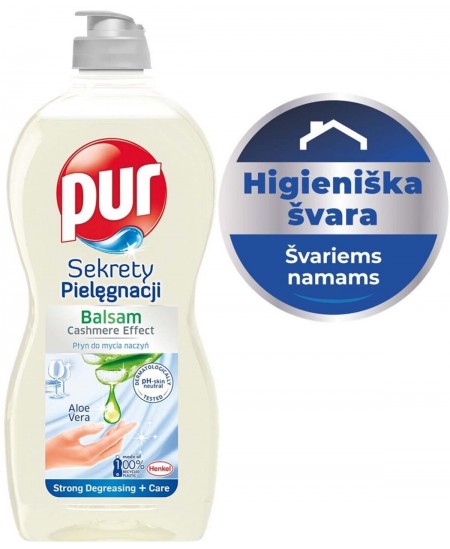 Nõudepesuvahend PUR ALOE VERA, 450 ml