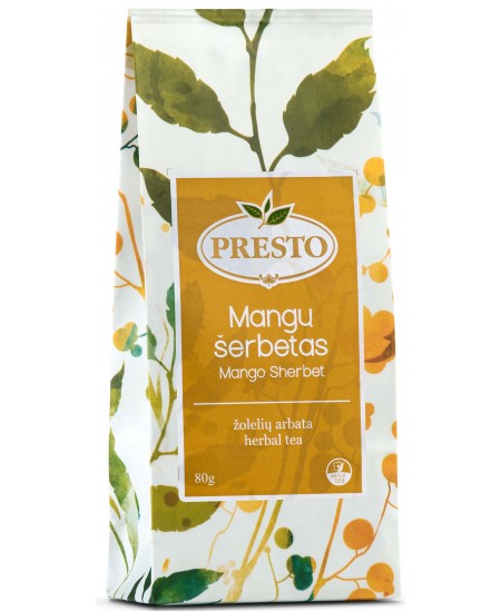 Taimne purutee PRESTO Mangosorbett, 80 g