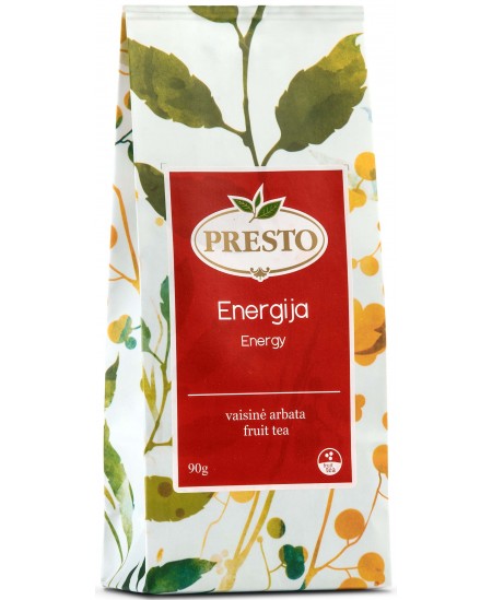 Puuvilja-purutee PRESTO Energija, 90 g