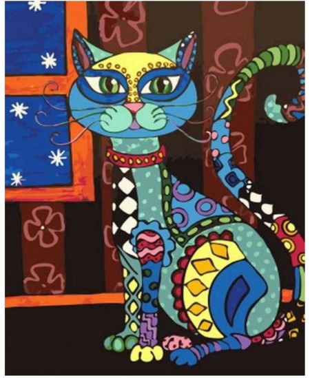 Numbrite järgi maalimise komplekt CENTRUM Kass, 30x40 cm