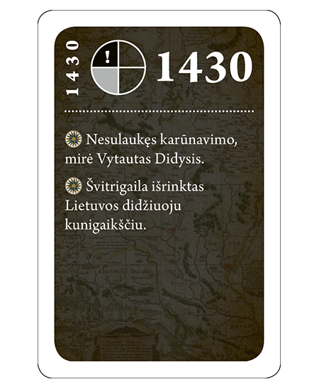 Lauamäng LEEDU AJALUGU. KUUPÄEVAD (10+)