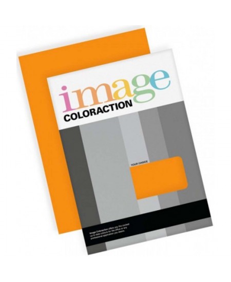 Spalvotas popierius IMAGE COLORACTION, 80g/m2, A4, 50 lapų, oranžinė (Orange)