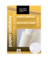 Dekoratiivpaber LIANA, valge, 100 g / m2, A4, 50 lehte