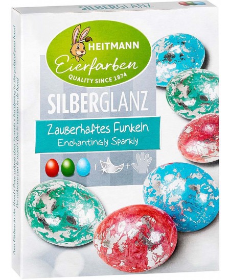 Munavärvid HEITMANN Hõbedane läige