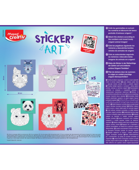 Kleebisemosaiigi loovuskomplekt MAPED Sticker´Art