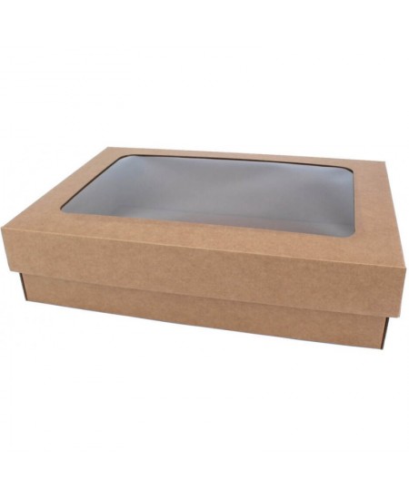 Kaheosaline aknaauguga karp, 85x240x350 mm, pruun, 1 tk