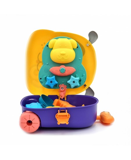 Vee- ja liivakomplekt-kohver 3 in 1 WOOPIE Kutsikas