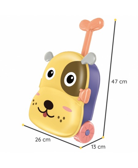 Vee- ja liivakomplekt-kohver 3 in 1 WOOPIE Kutsikas