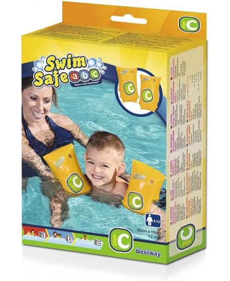 Lastele mõeldud ujumisvarrukad BESTWAY Swim Safe, 30x15 cm, alates 6. eluaastast.