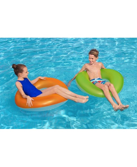 Täispuhutav ujumisrõngas BESTWAY Frosted Neon, 91 cm