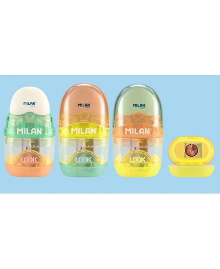 Pliiatsiteritaja MILAN New Look Series Capsule kustutuskummiga