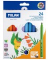 Viltpliiatsid MILAN CONIC, 24 värvi