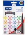 Viltpliiatsid MILAN PINCEL BRUSH, 10 värvi