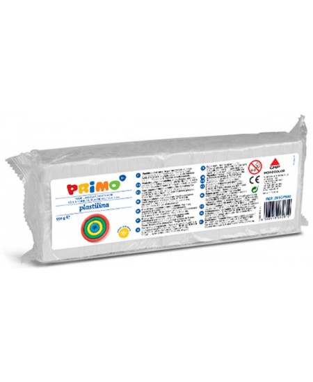 Plastiliin PRIMO, valge, 550 g