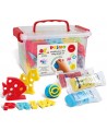 Plastiliin PRIMO ABC set, tarvikutega, 8 värvi