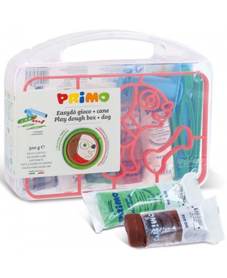 Plastiliin PRIMO Dog set, tarvikutega, 5 värvi