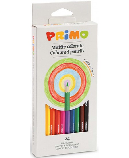 Värvipliiatsid PRIMO, 24 värvi