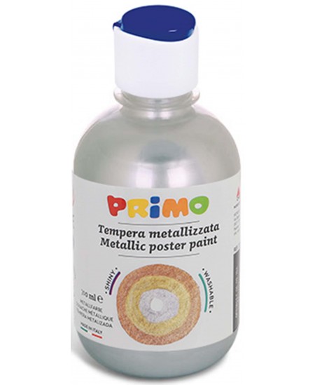 Guašš PRIMO, hõbedane metallik, 300 ml