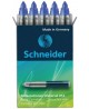 Pastapliiatsi kassetid SCHNEIDER 852, sinised, 5 tk