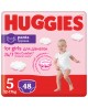 Püksmähkmed HUGGIES Pants Girls, 5 suurus, 12-17 kg, 48 tk.