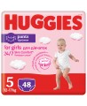 Püksmähkmed HUGGIES Pants Girls, 5 suurus, 12-17 kg, 48 tk.
