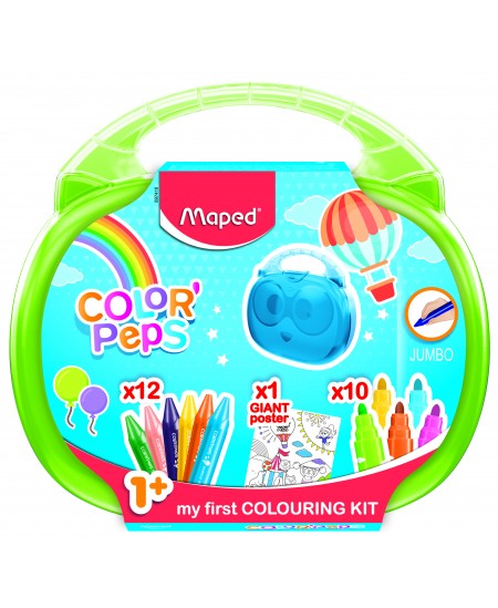 Joonistustarvete komplekt MAPED ColorPeps kohvris