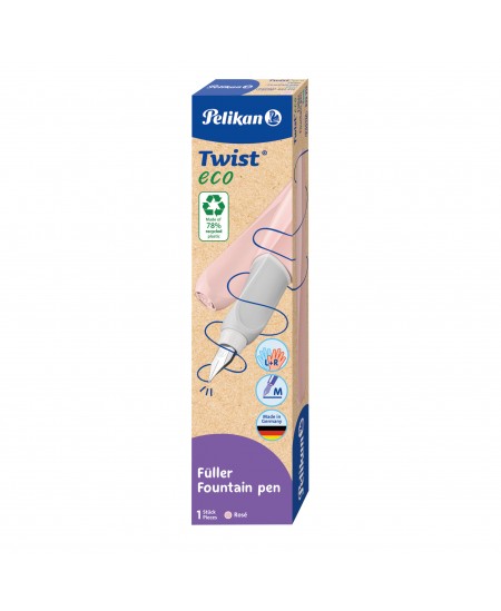 Täitesulepea Pelikan Twist eco, roosa korpus