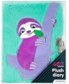 Plüüšist päevaraamat STARPAK Sloth, A5