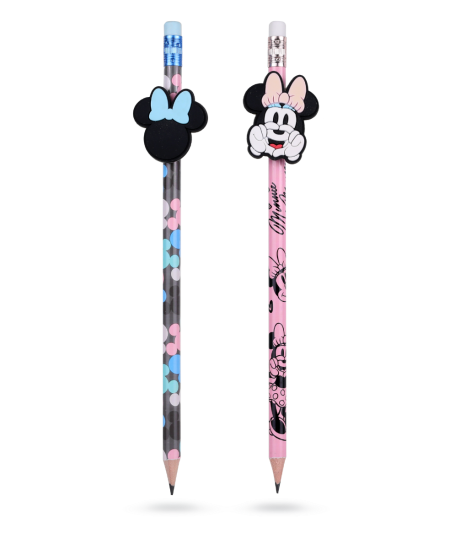 Pliiats COOLPACK Minnie Mouse kustutuskummiga, HB, 2 tk