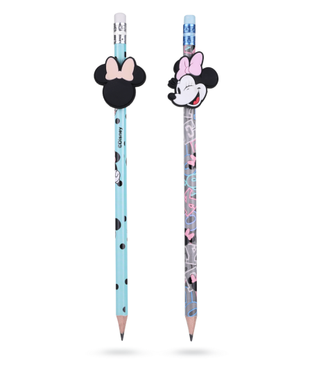 Pliiats COOLPACK Minnie Mouse kustutuskummiga, HB, 2 tk