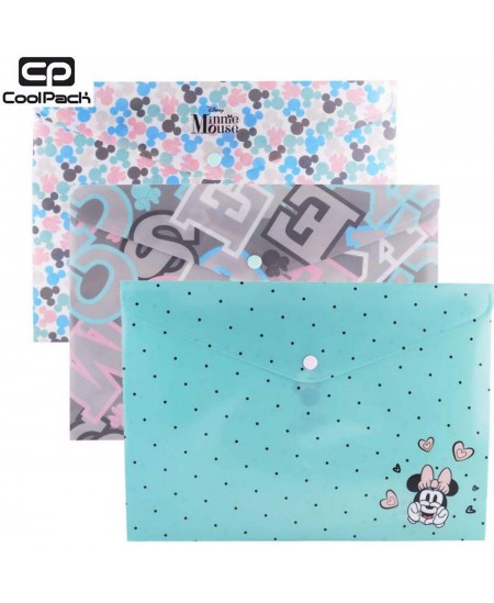 Ümbrik-mapp COOLPACK Minnie Mouse, trukiga, A4