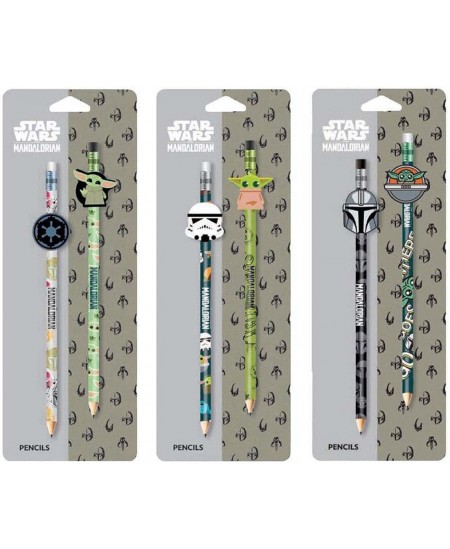 Pliiats COOLPACK Mandalorian kustutuskummiga, HB, 2 tk