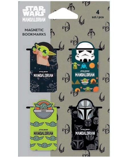 Magnethoidjad-järjehoidjad COOLPACK Mandalorian, 4 tk.