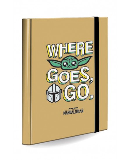 Kummiga mapi COOLPACK Mandalorian, kartongist, A4