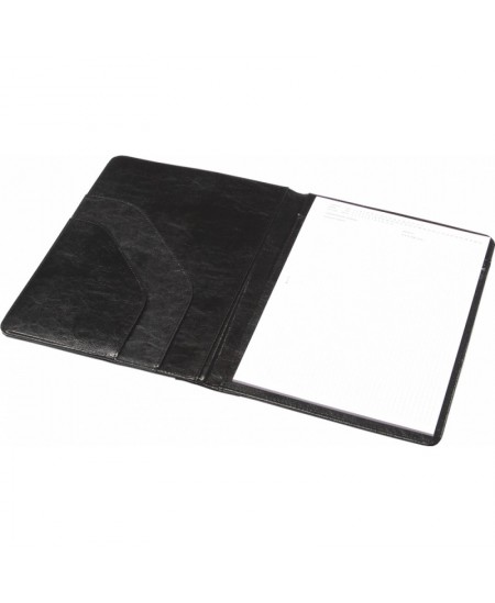 Konverentsikaust PANTA PLAST, A4, kunstnahk, must.