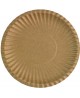 Ühekordsed jõupaberist (kraft) taldrikud, 15 cm, pruunid, 100 tk