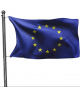 Siiditrükis Euroopa Liidu lipp 170x100cm, vardale kinnitamiseks