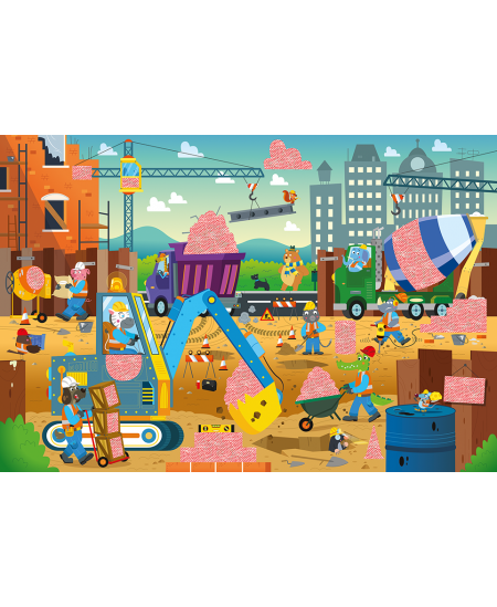 Saladustega pusle LUDATTICA Ehitus, 24 osa