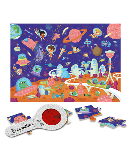 Saladustega pusle LUDATTICA Kosmos, 24 osa