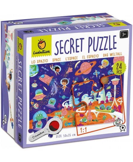 Saladustega pusle LUDATTICA Kosmos, 24 osa