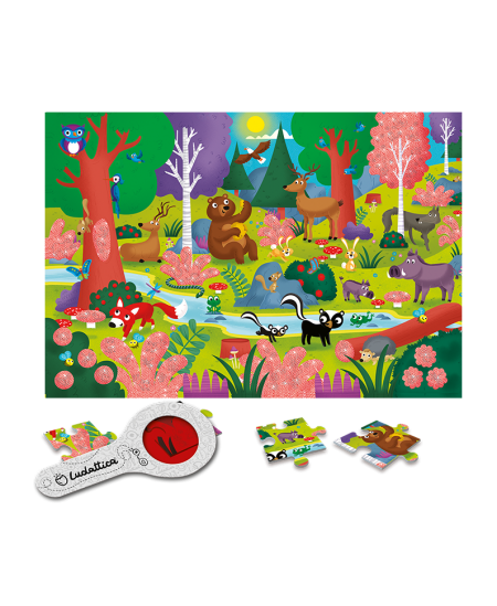 Saladustega pusle LUDATTICA Mets, 24 osa