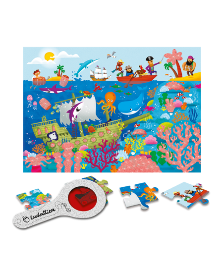 Saladustega pusle LUDATTICA Meri, 24 osa
