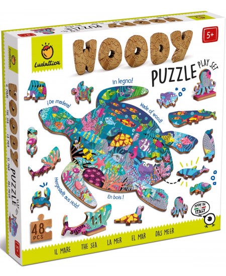 Puidust pusle LUDATTICA Meri, 48 osa