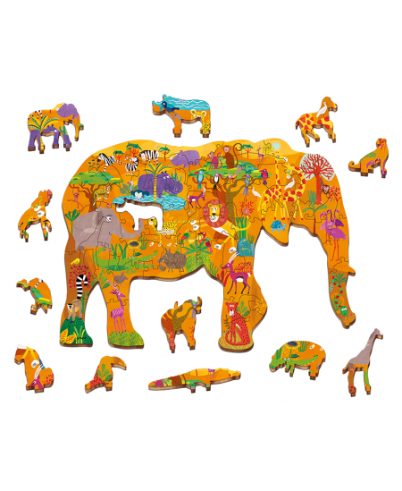 Puidust pusle LUDATTICA Savann, 48 osa