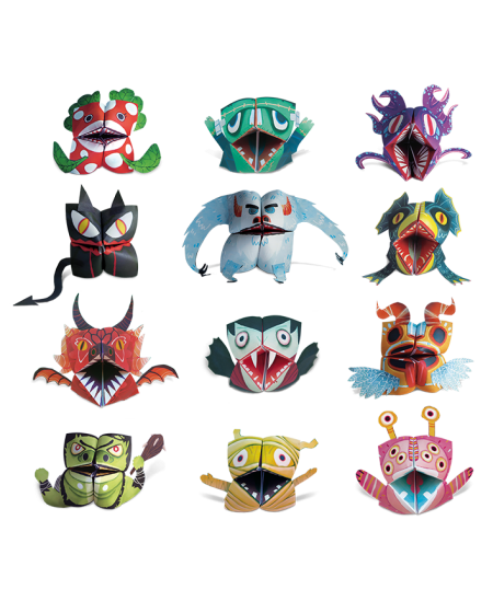Origami komplekt LUDATTICA Monstrumid