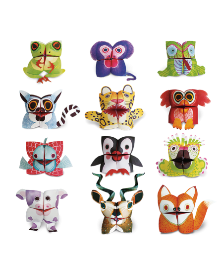 Origami komplekt LUDATTICA Väikesed loomad