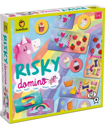 Mäng LUDATTICA Risky Domino Ükssarvikud