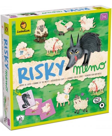 Mälu arendav mäng LUDATTICA Risky Memo Hoidu hundi eest!